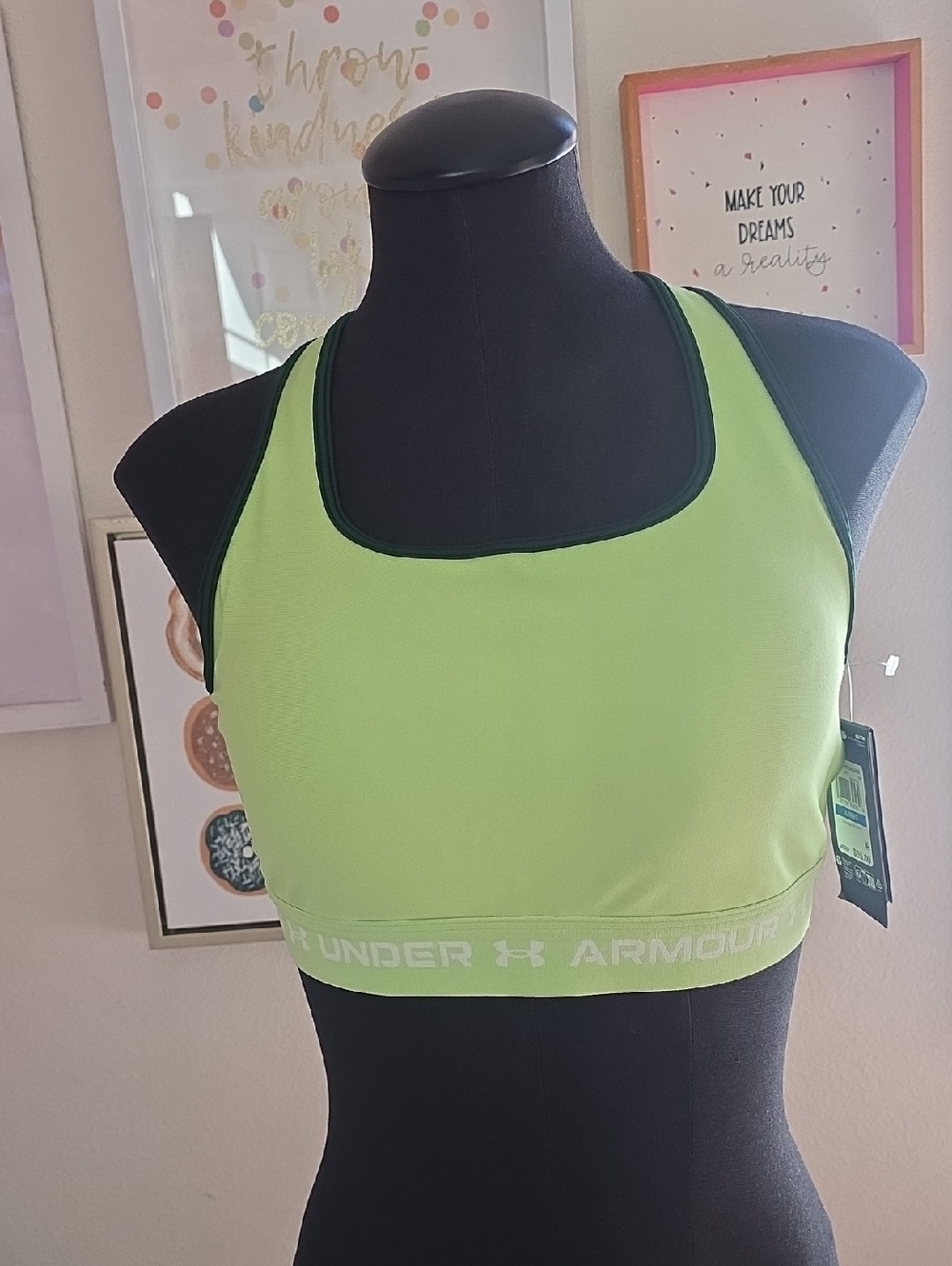 Under Armour Women's Crossback Mid Sports Bra
